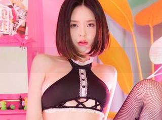 走进黑色网袜女仆的美图世界：Yuka(유카)Bimilstory