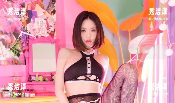 走进黑色网袜女仆的美图世界：Yuka(유카)Bimilstory