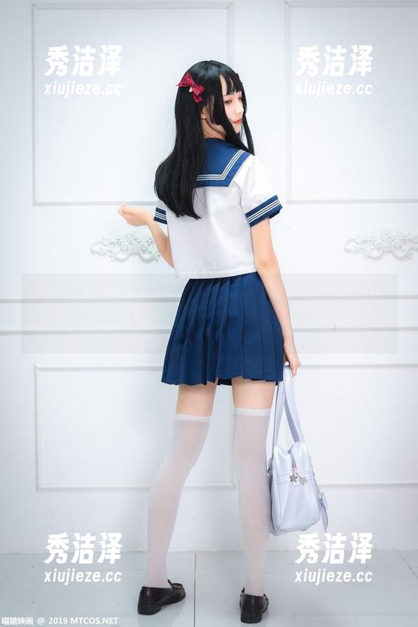 喵糖映画-蠢沫沫 喵糖映画 - 校服套图,蠢沫沫如何把单调的制服穿出活力感