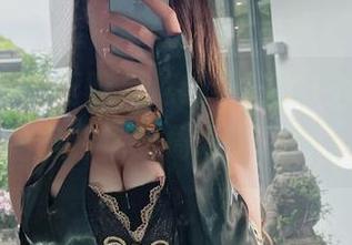 微密圈 – 小玉吃果冻的最新写真集，豹纹带尾巴，你的周末要爬树了！
